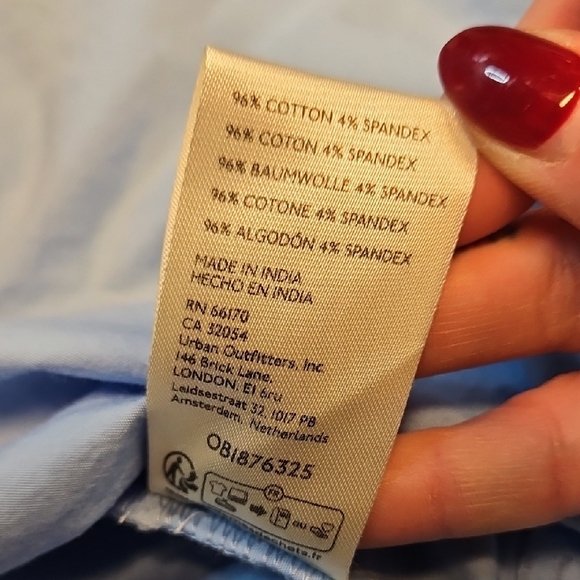 Maeve Long Sleeve Poplin Mini Shirt Dress - Picture 11 of 13